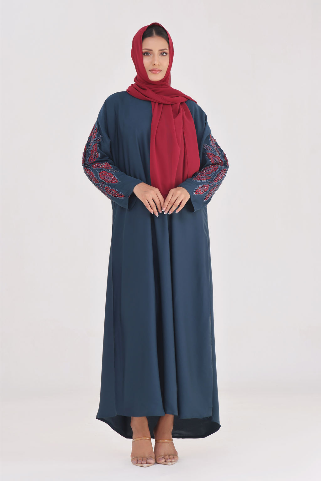 Teal Jewel Muse Abaya