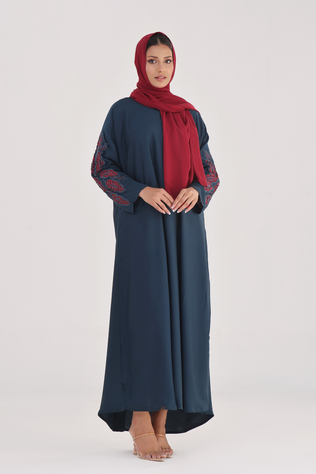 Teal Jewel Muse Abaya