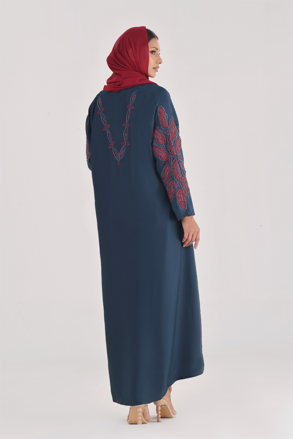 Teal Jewel Muse Abaya