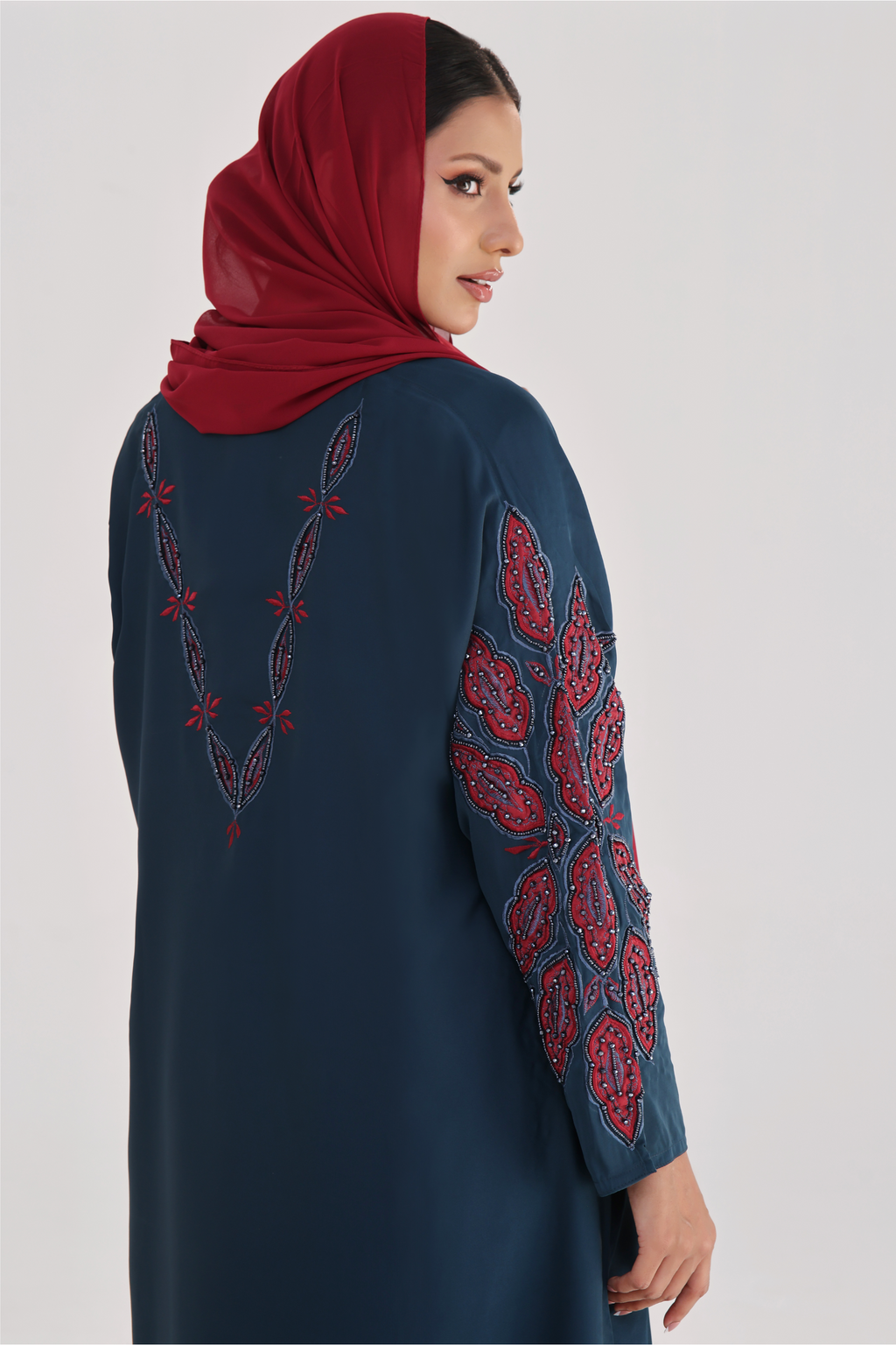 Teal Jewel Muse Abaya