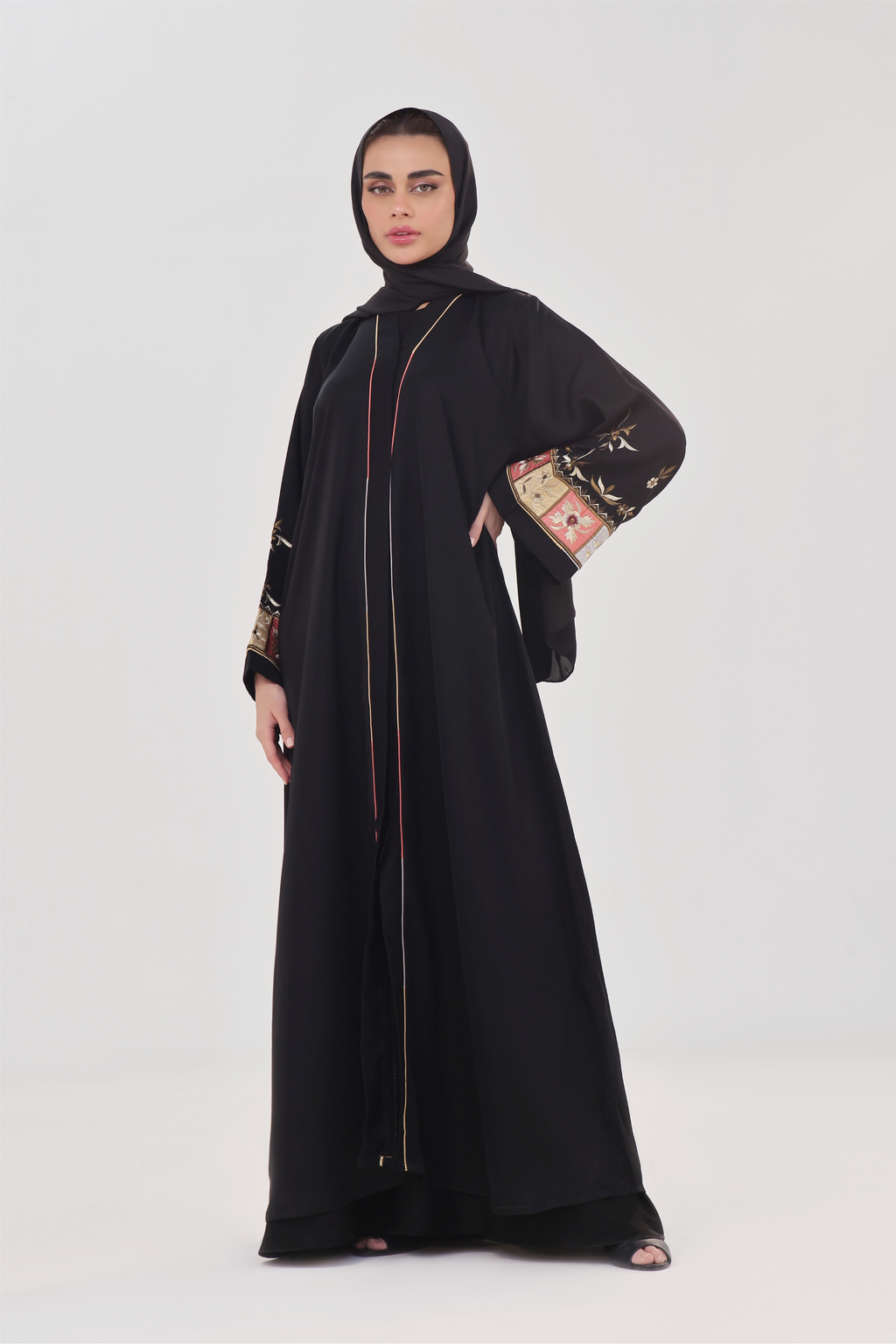 The Velvet Mosaic Abaya