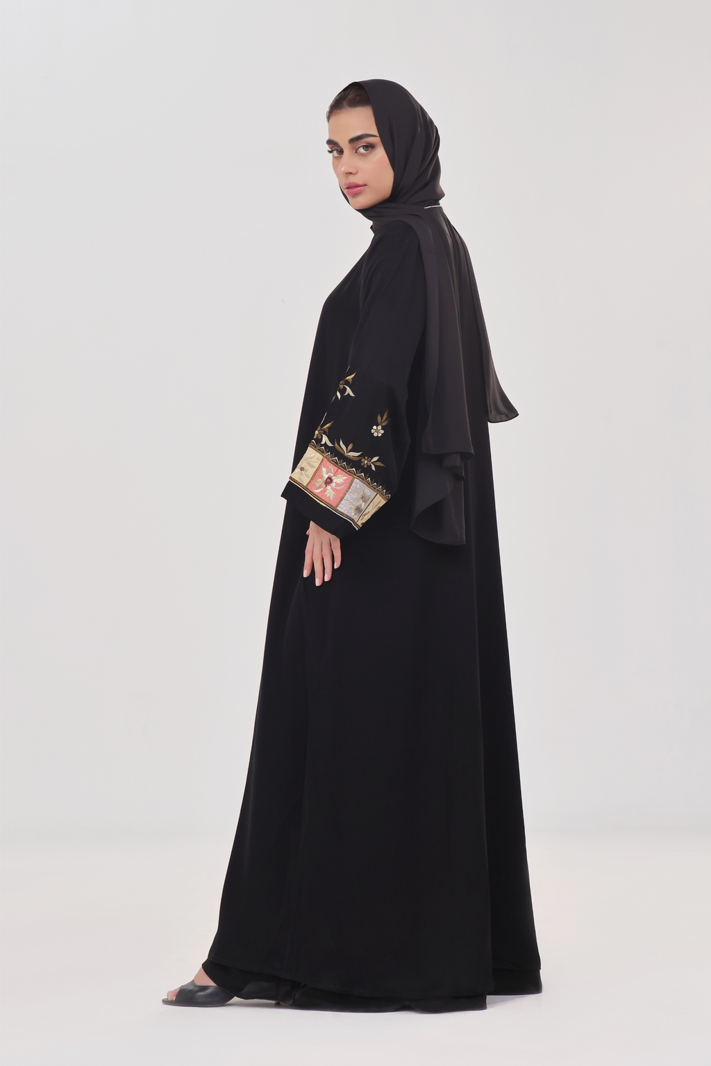 The Velvet Mosaic Abaya