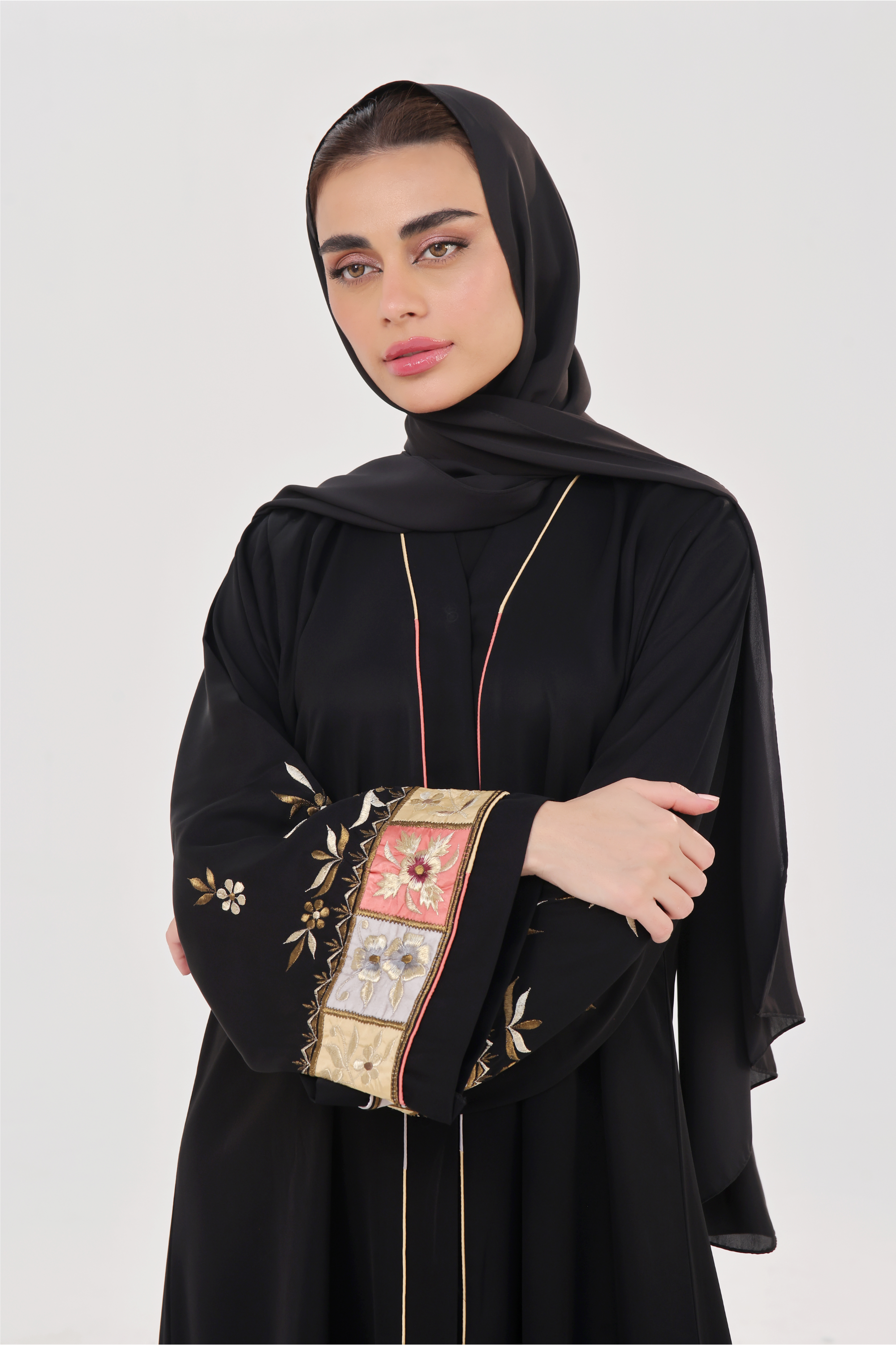 The Velvet Mosaic Abaya