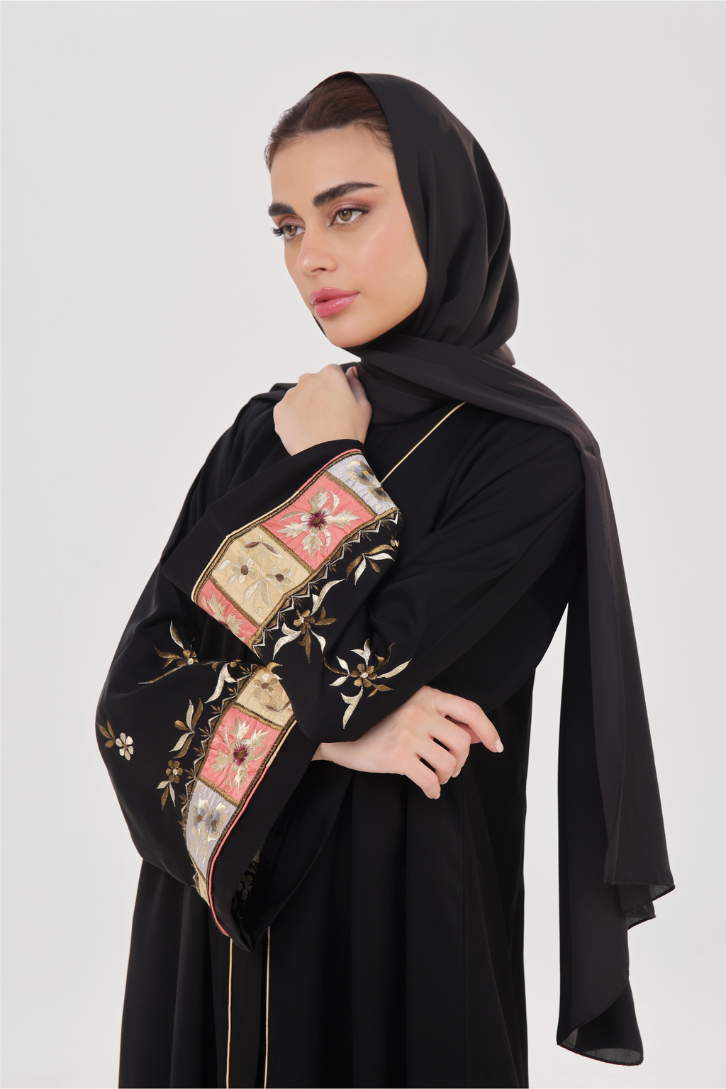 The Velvet Mosaic Abaya