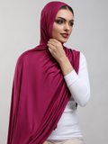 Bamboo Jersey Hijab - Fuchsia Pink