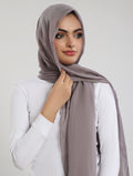 Airy Bamboo Lawn Hijab - Misty Grey