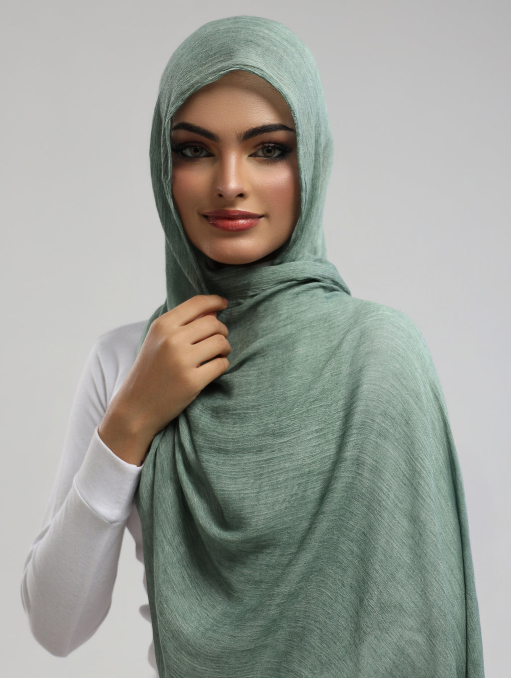 Easy Crinkle Hijab - Seafoam