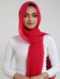 Airy Bamboo Lawn Hijab - Fuchsia Pink