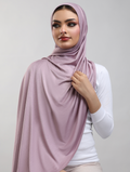 Bamboo Jersey Hijab - Dusty Lilac
