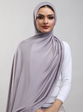 Bamboo Jersey Hijab - Dove Grey