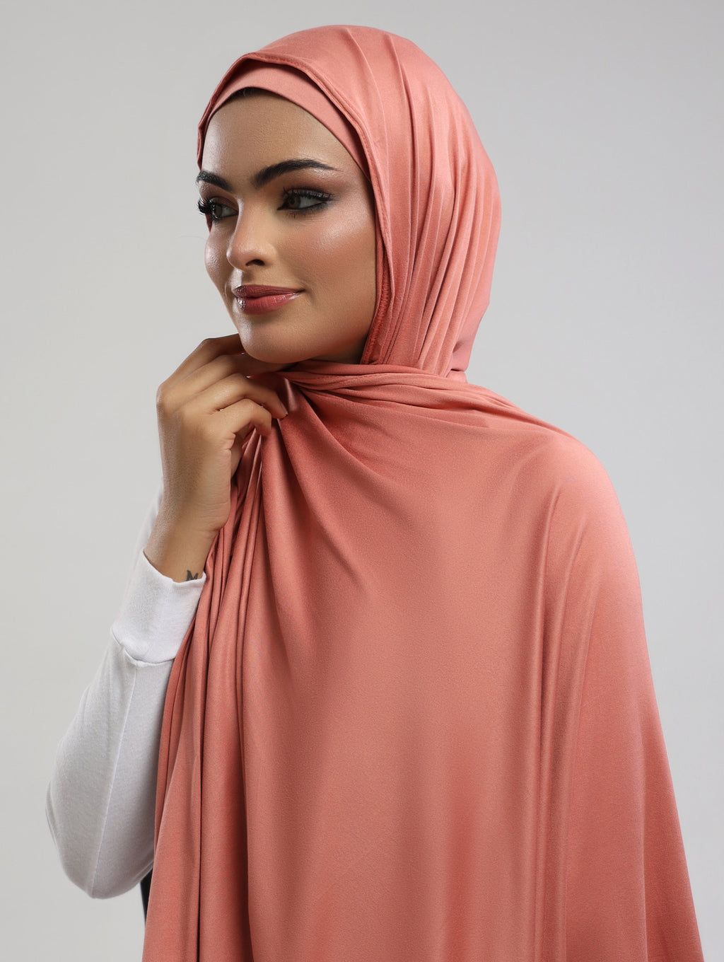 Bamboo Jersey Hijab & Cap Set - 1