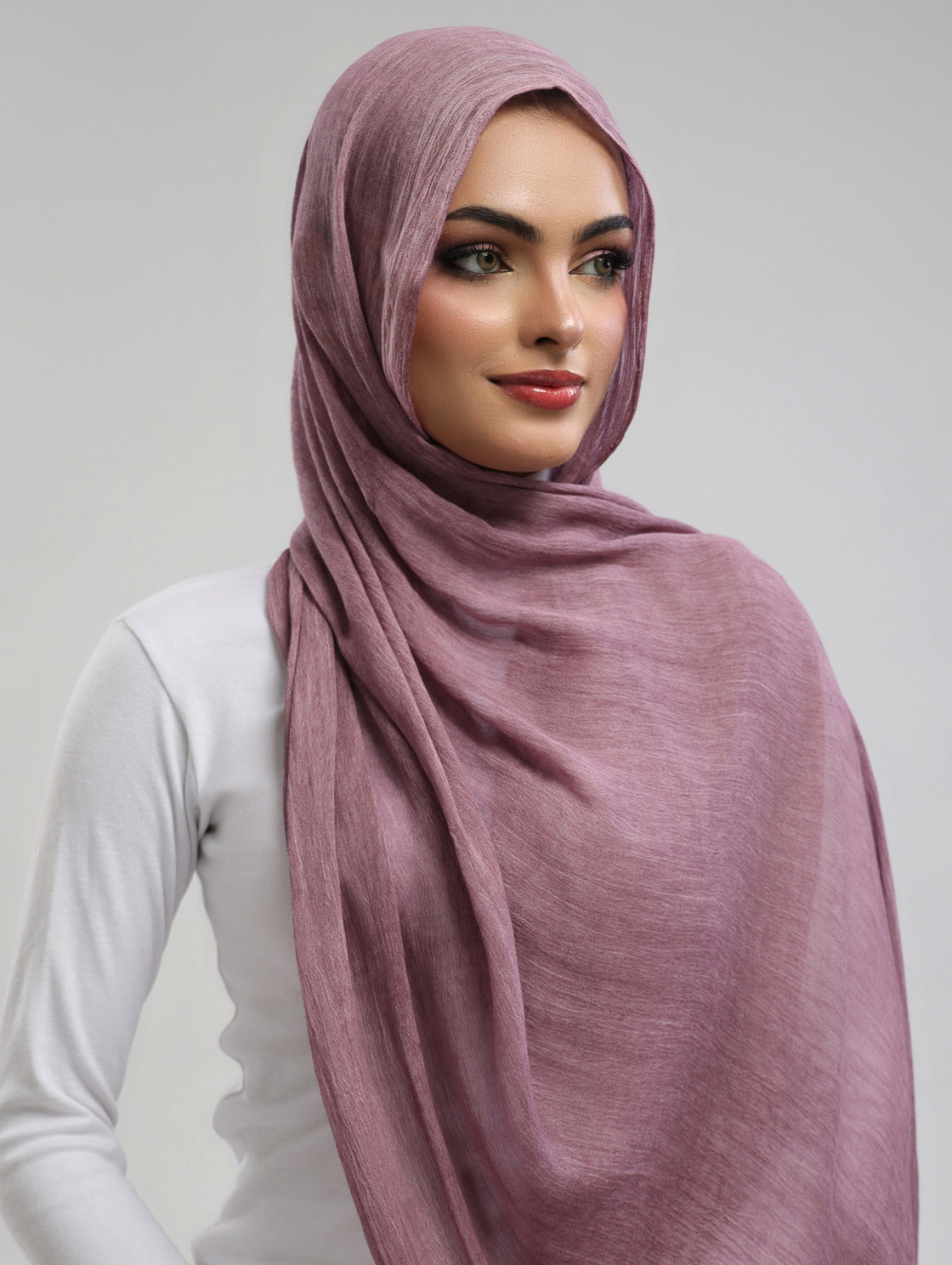Easy Crinkle Hijab - Berry Haze