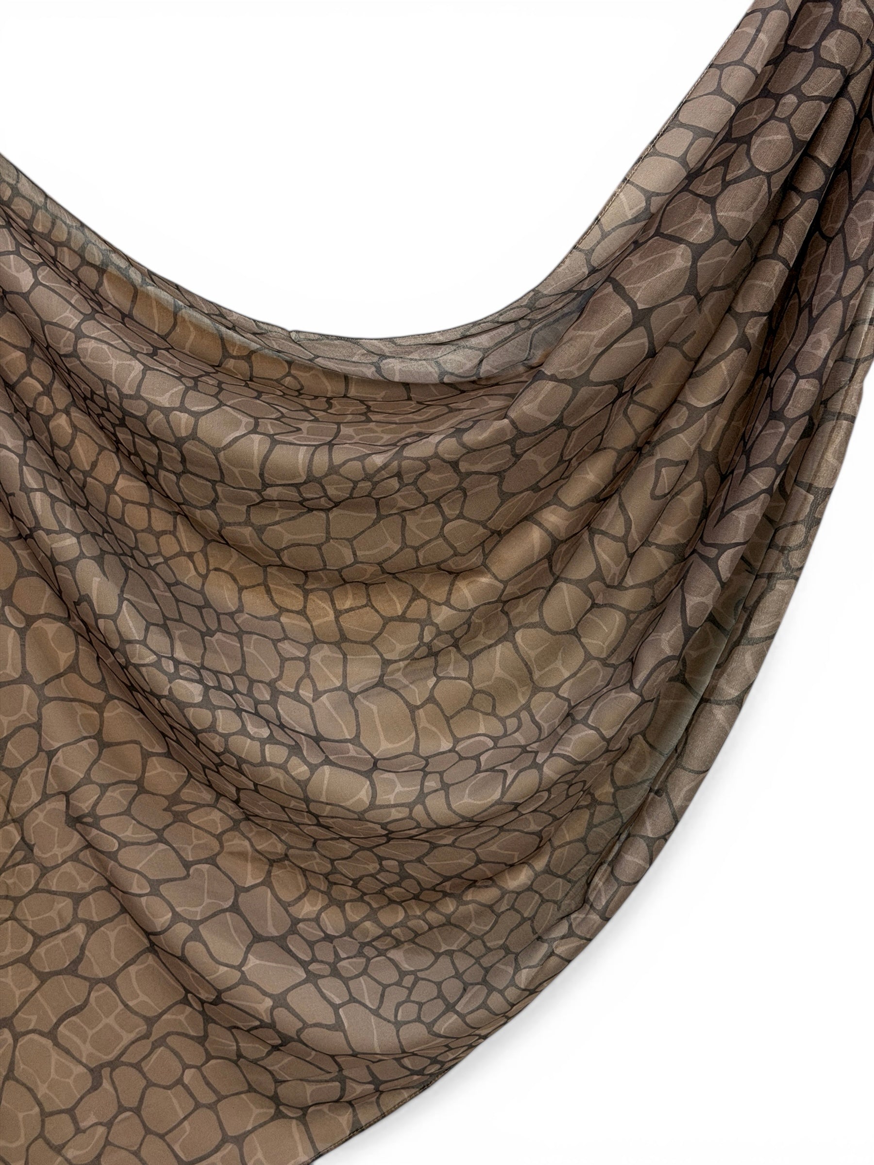 PRINTED HIJAB - CROCODILE