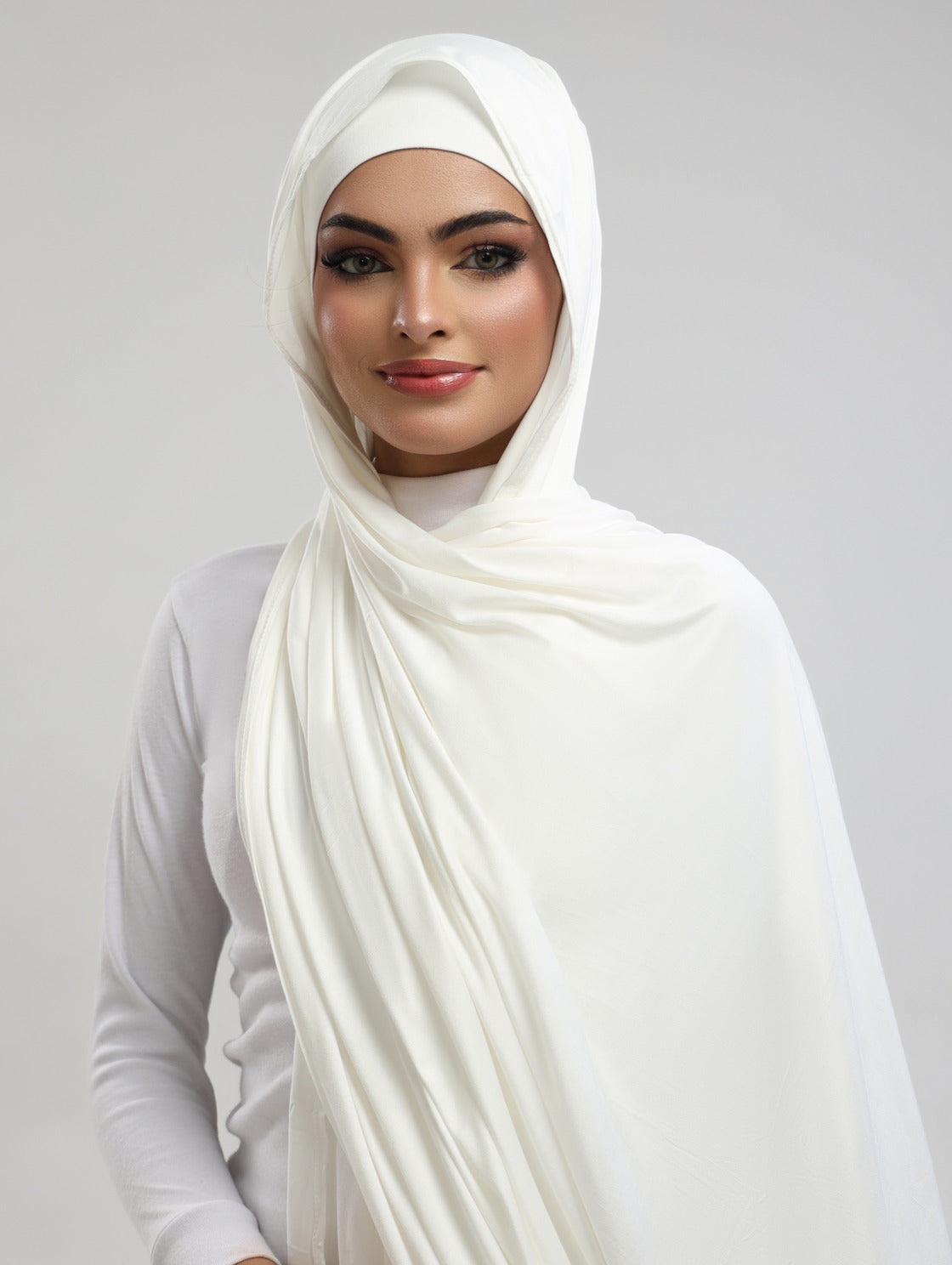 Bamboo Jersey Hijab & Cap Set - 6