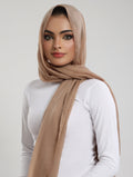 Airy Bamboo Lawn Hijab - Soft Biege
