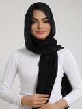 Bamboo Lawn Hijab - Black