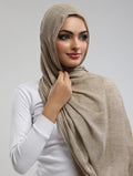 Easy Crinkle Hijab - Mushroom