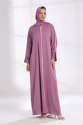 Everyday Staple Slit-sleeved Abaya - Bare Blossom
