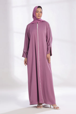 Everyday Staple Slit-sleeved Abaya - Bare Blossom