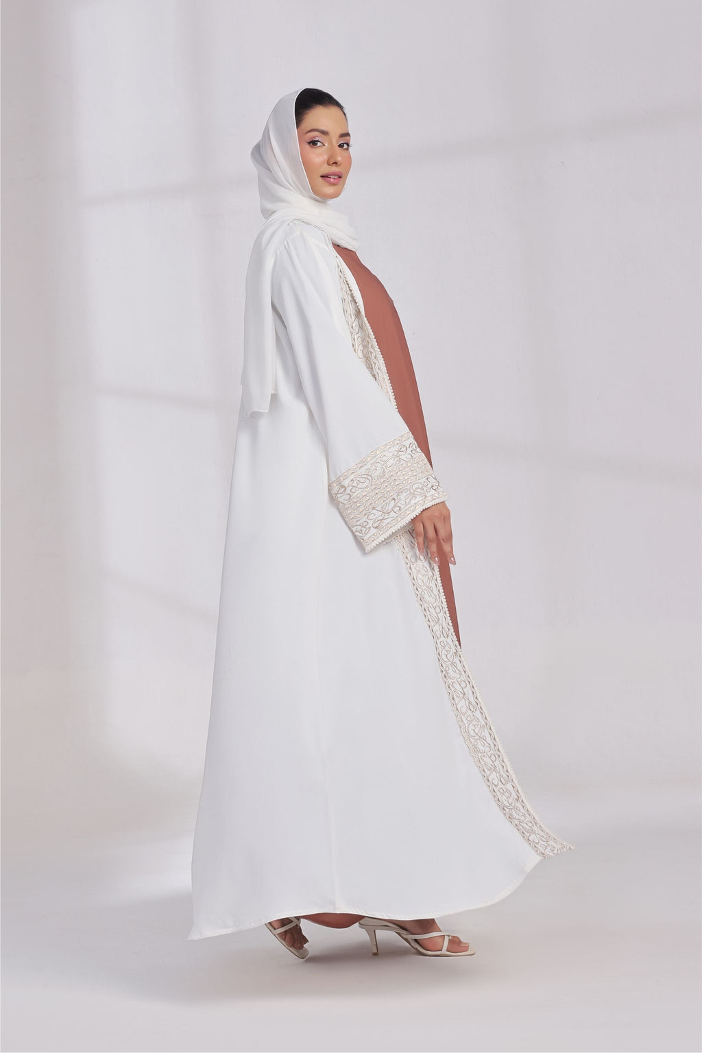 Calligraphic Whisper Kimono Abaya