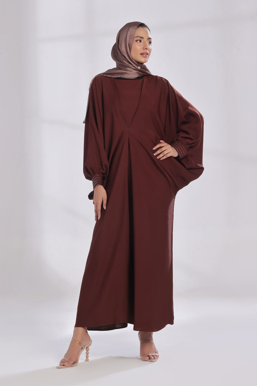Luxe Textured Kaftan Abaya