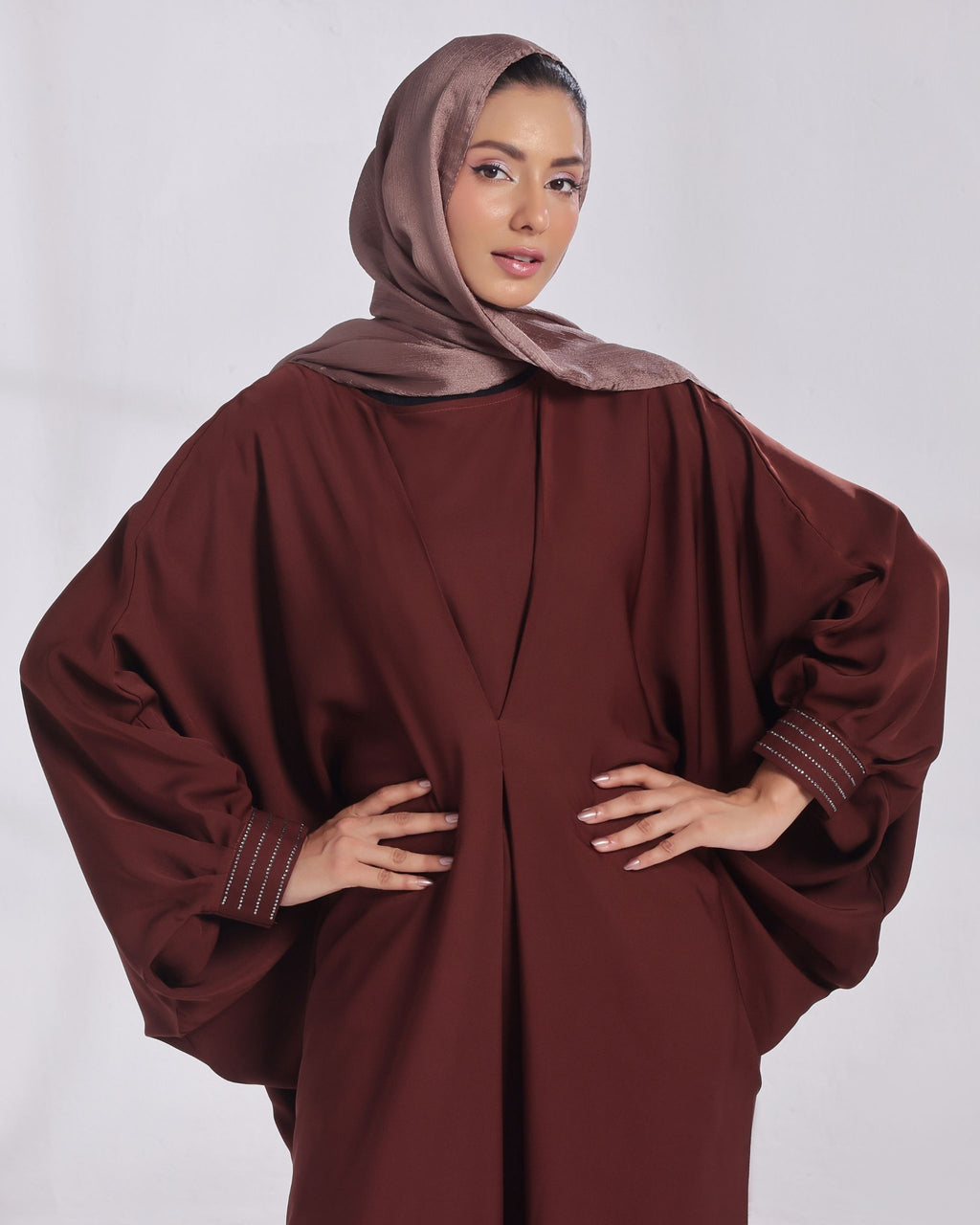 Luxe Textured Kaftan Abaya