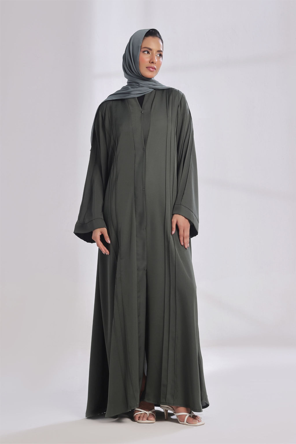 Ultimate Basic Abaya - Smoky Ash