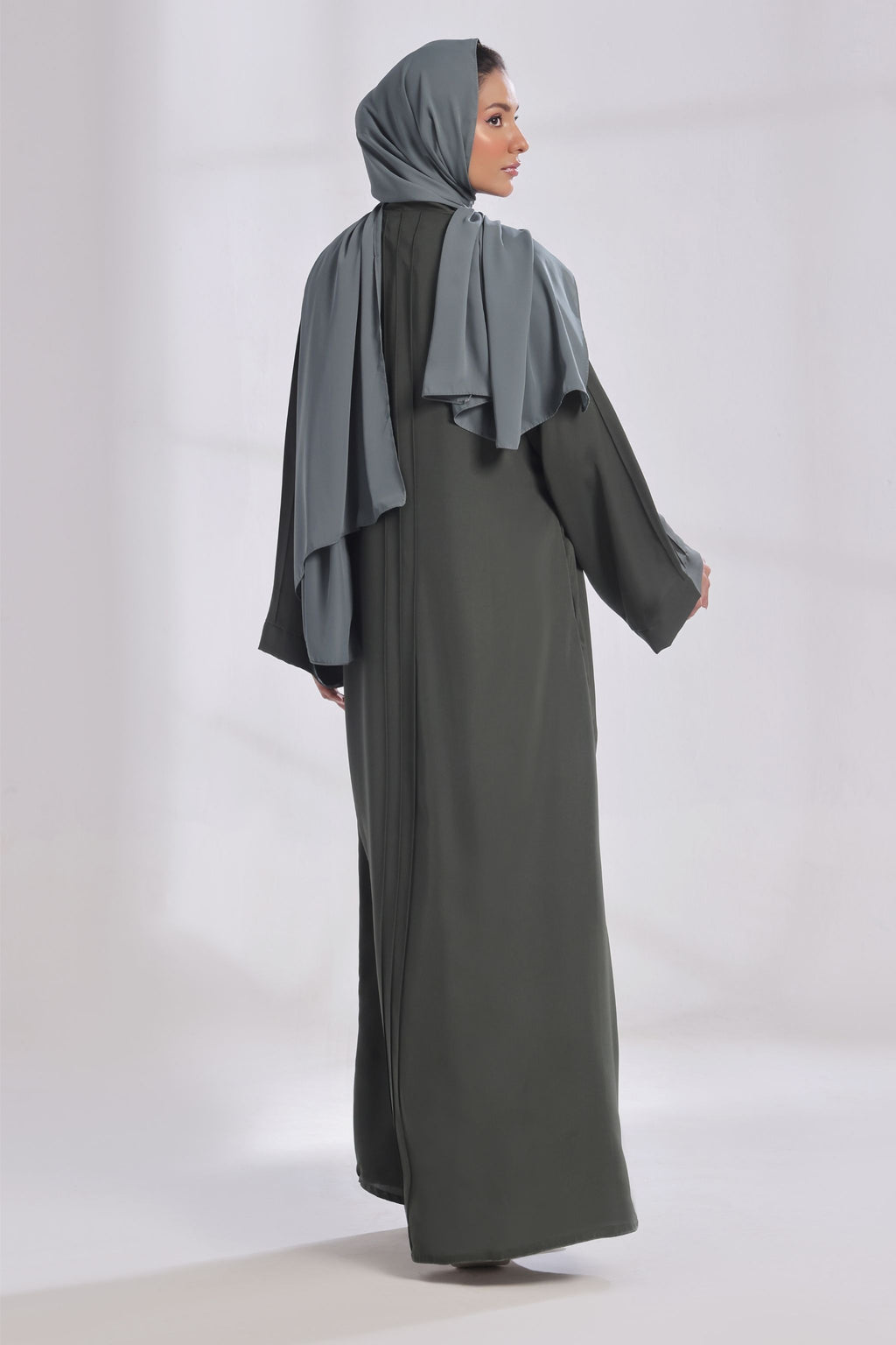 Ultimate Basic Abaya - Smoky Ash