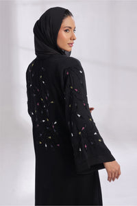 Thread Symphony Onyx Abaya