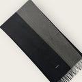 Reversible Dual Tone Woolen Cashmere - Black Smoke
