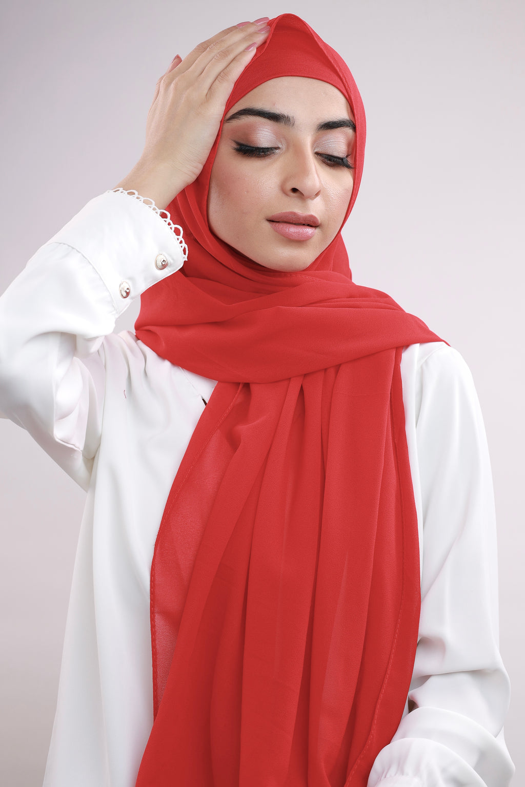 Matching Hijab & Cap Set - Oh Cherry