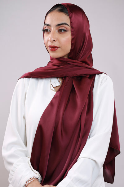 Silk Magnificence - Burgundy