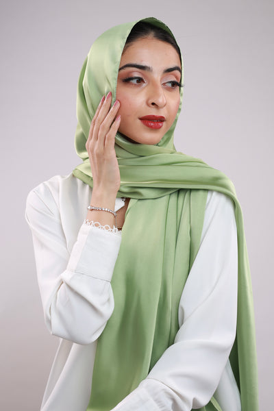 Silk Magnificence - Apple Green