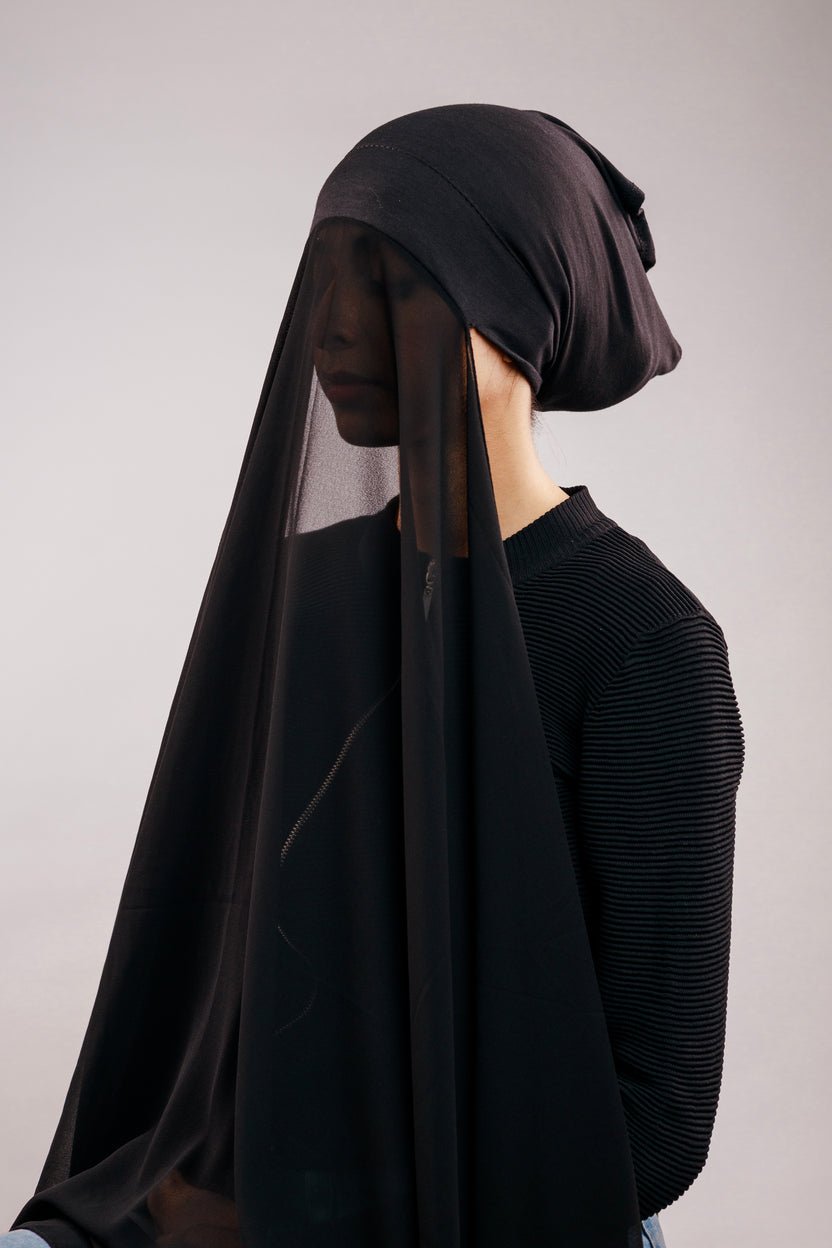 Pre-sewn Instant Georgette – Hijab Heaven Co