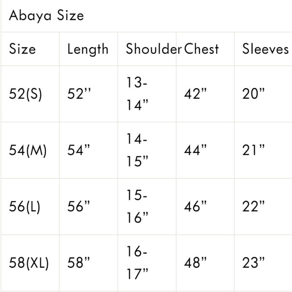 Premium Everyday Abaya Set - Black