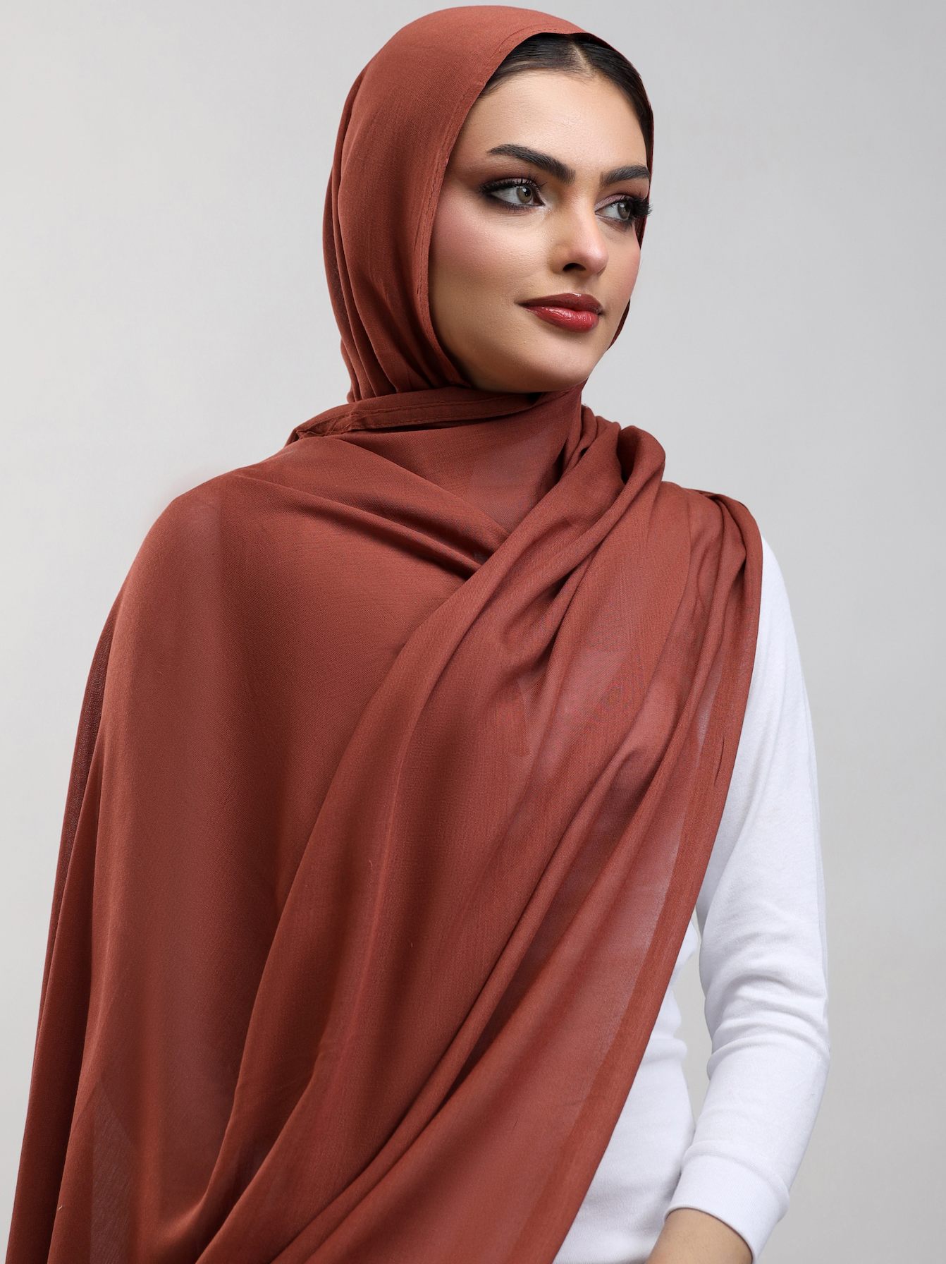 Modal Hijab - Burnt Orange