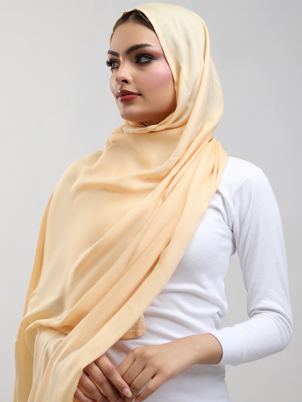 Modal Hijab - Butter Yellow