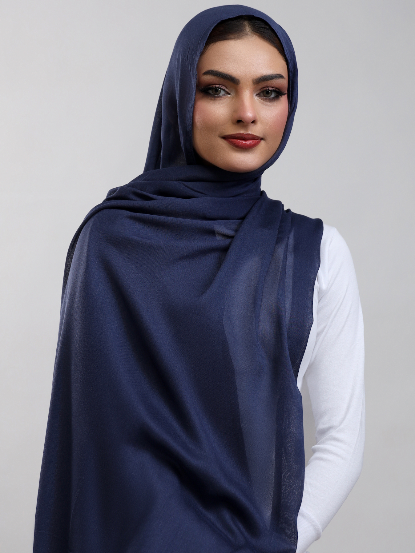 Modal Hijab - Navy Blue