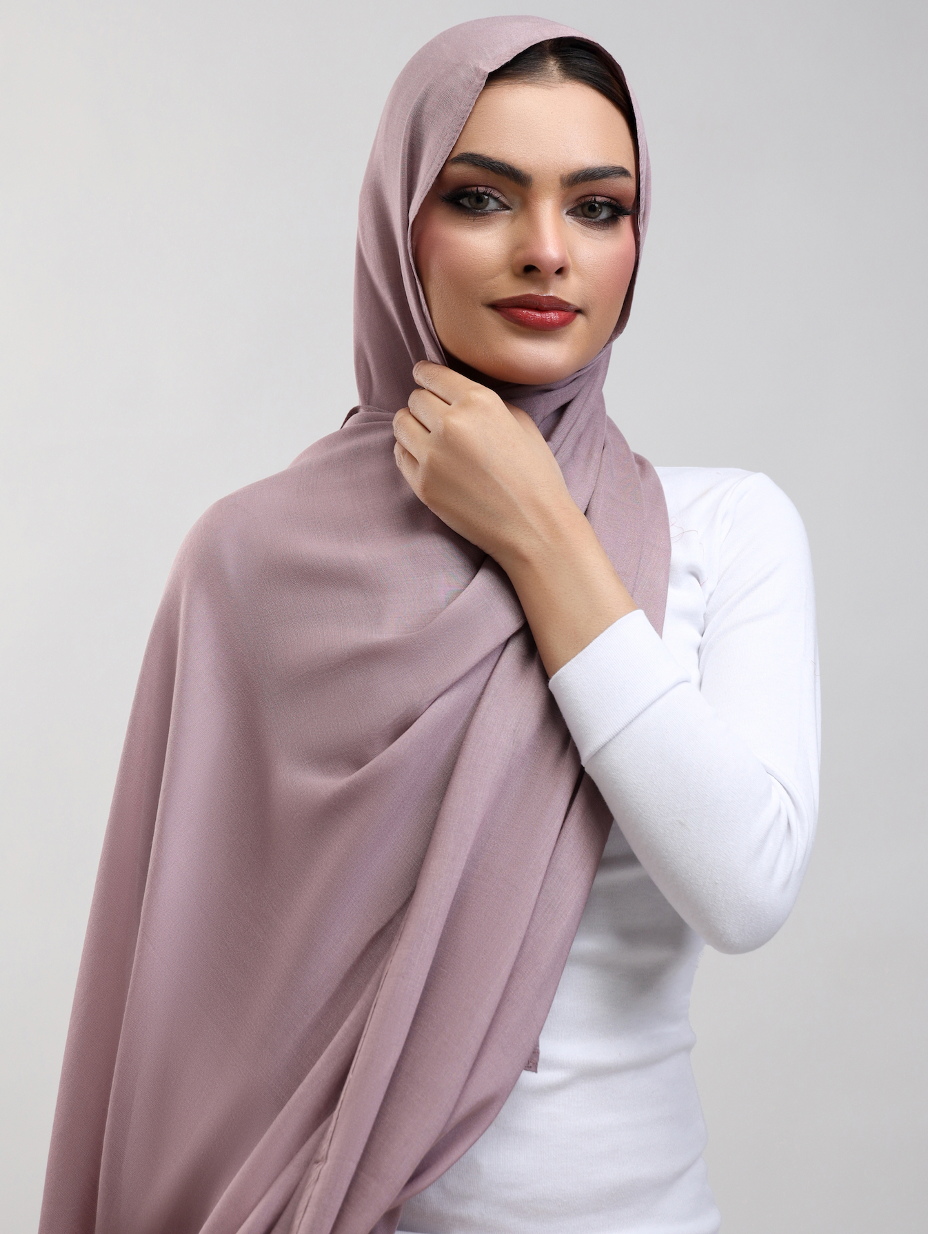 Modal Hijab - Rosewood