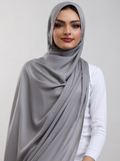 Modal Hijab - Silver Grey