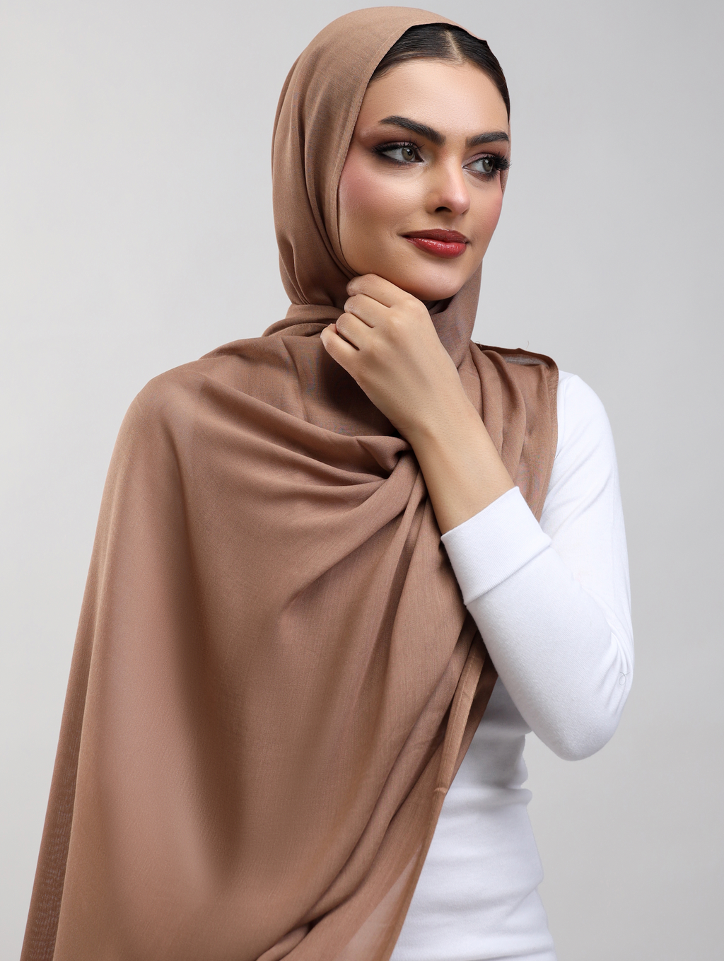 Modal Hijab - Soft Taupe