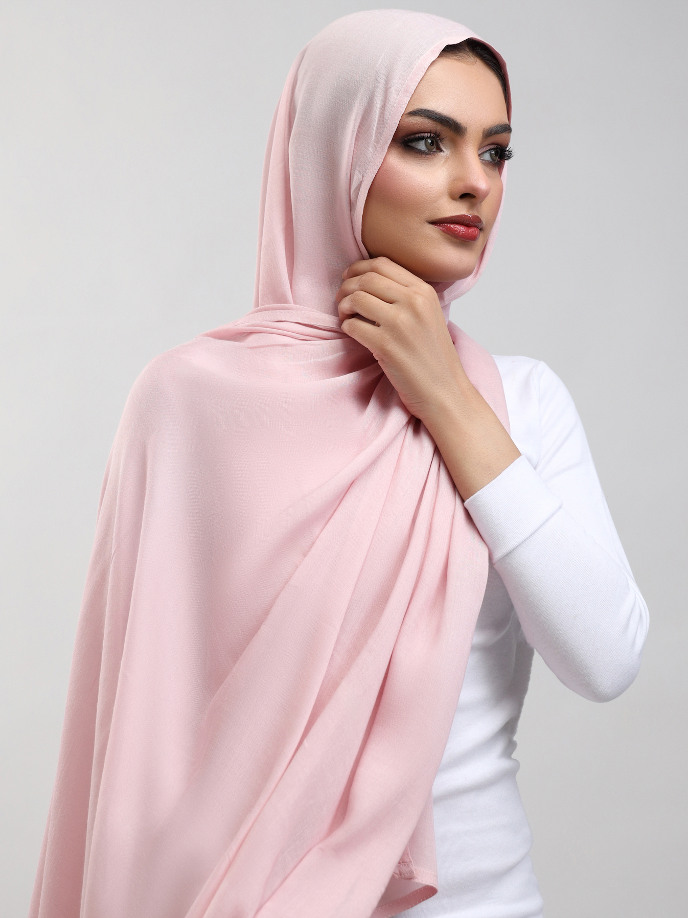 Modal Hijab - Nude Pink
