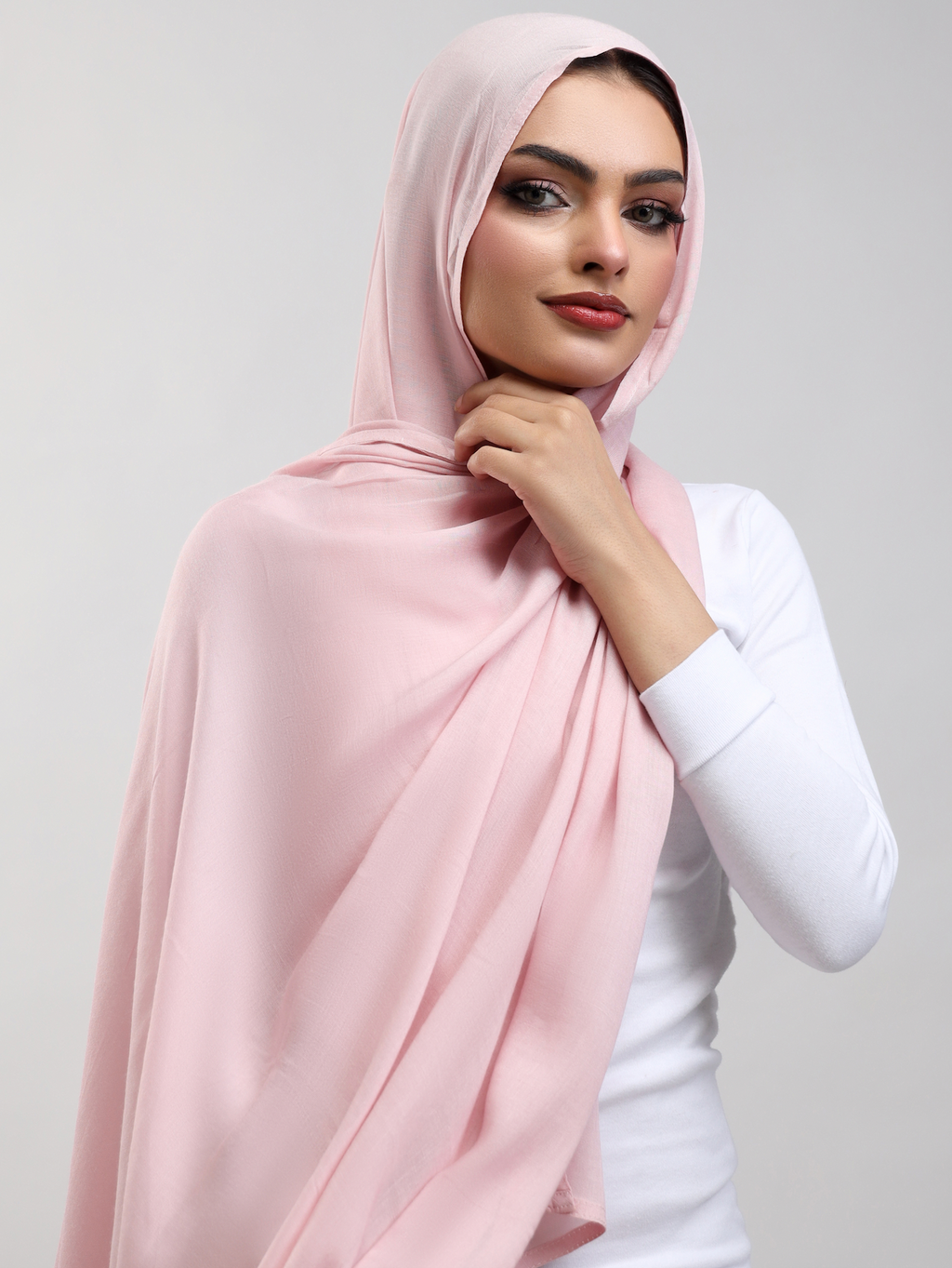 Modal Hijab - Nude Pink