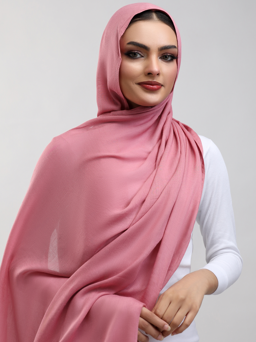 Modal Hijab - Flamingo Pink