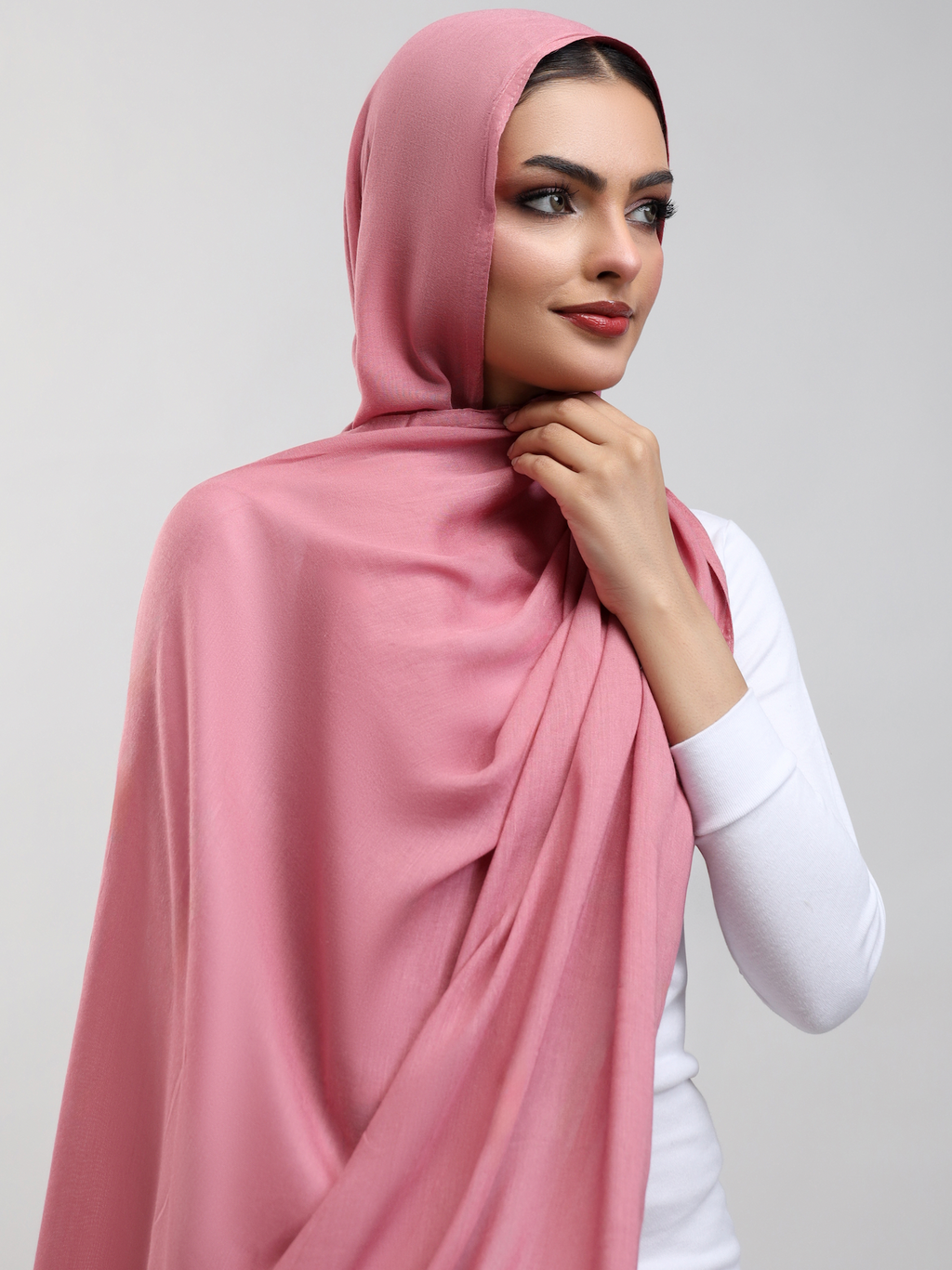 Modal Hijab - Flamingo Pink