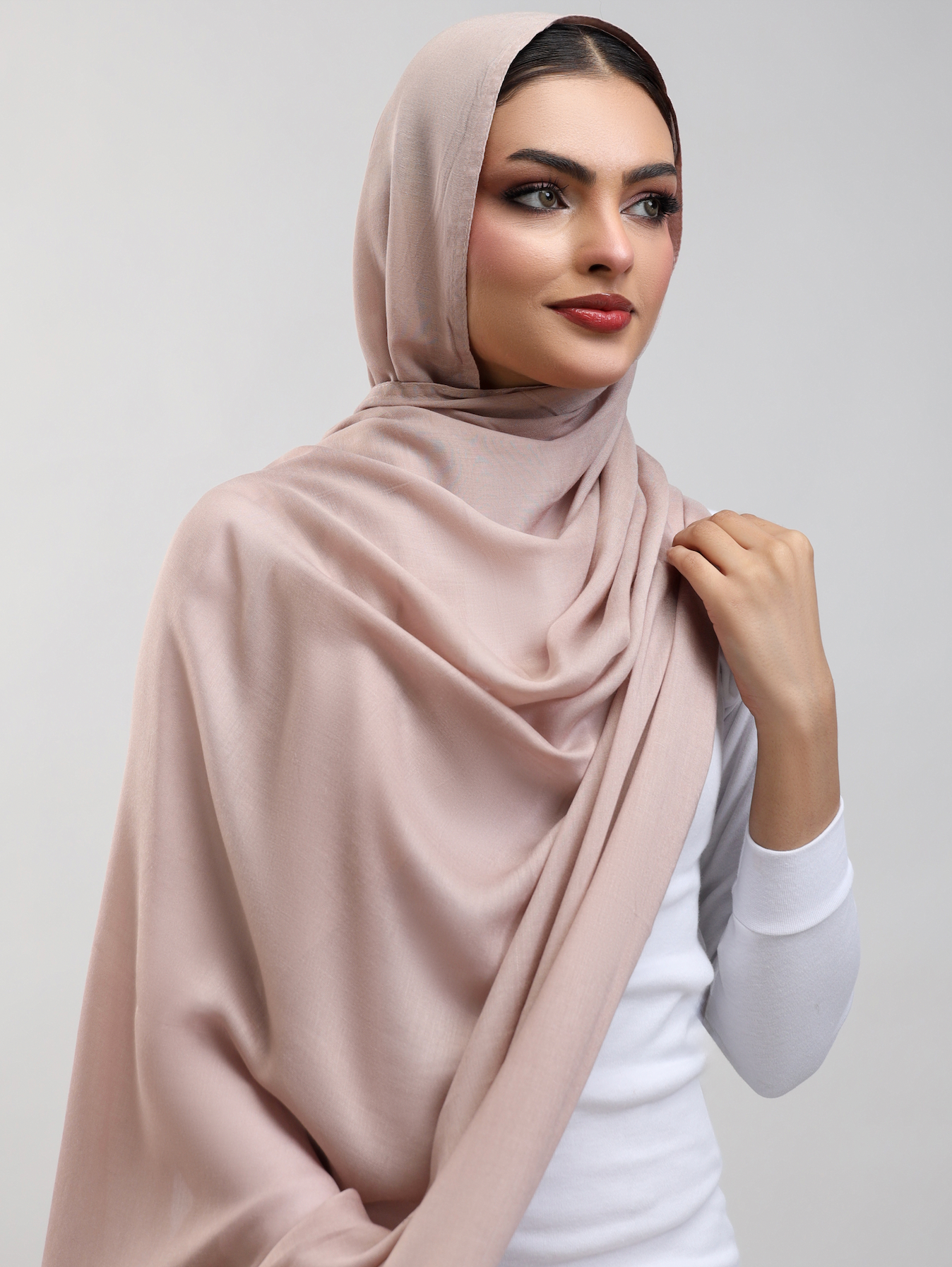 Modal Hijab - Neutral Blush