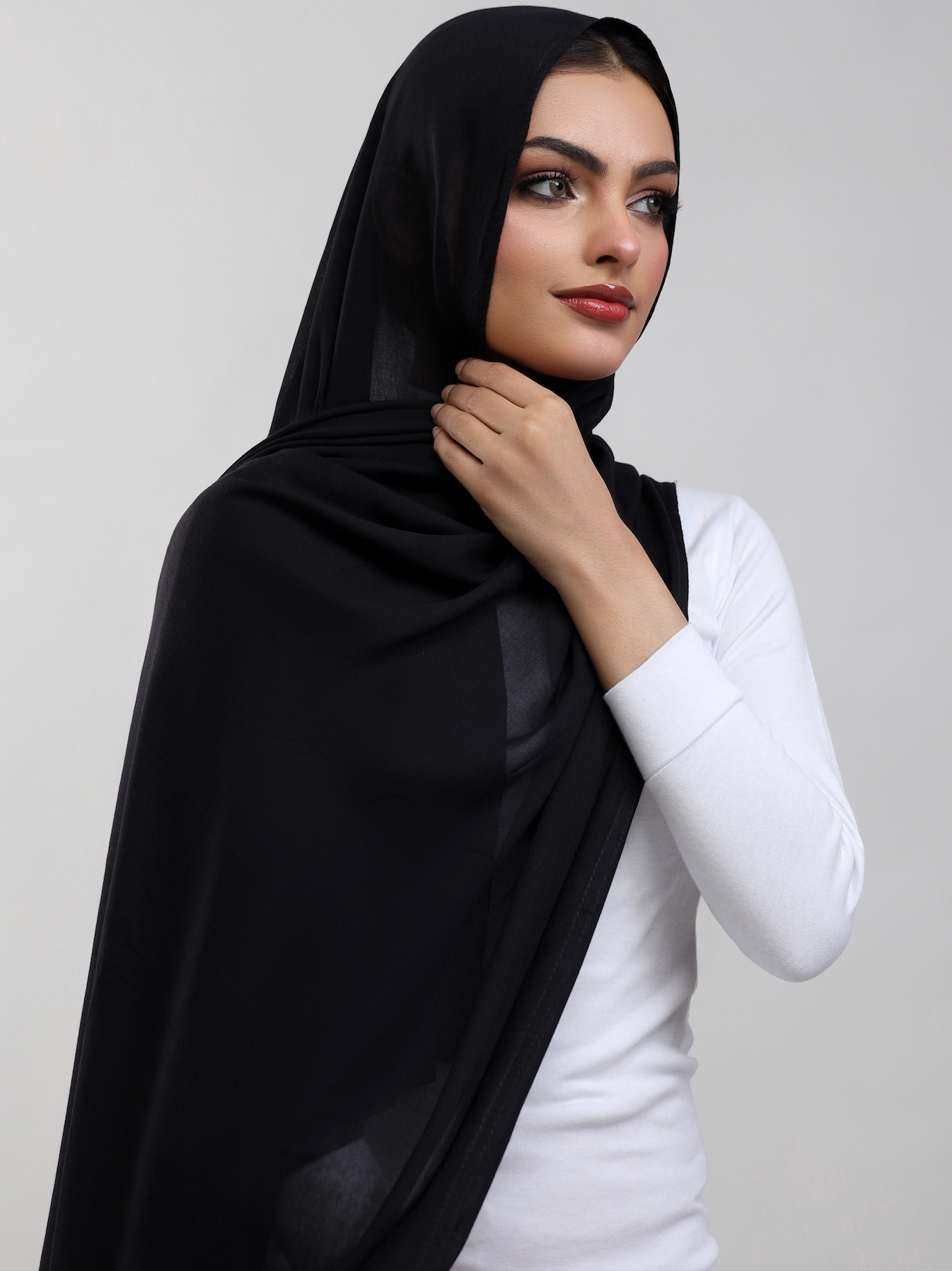 Modal Hijab - Jet Black