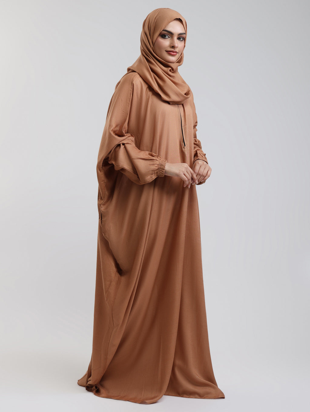 Instant Breathable Namaz Abaya - Beige