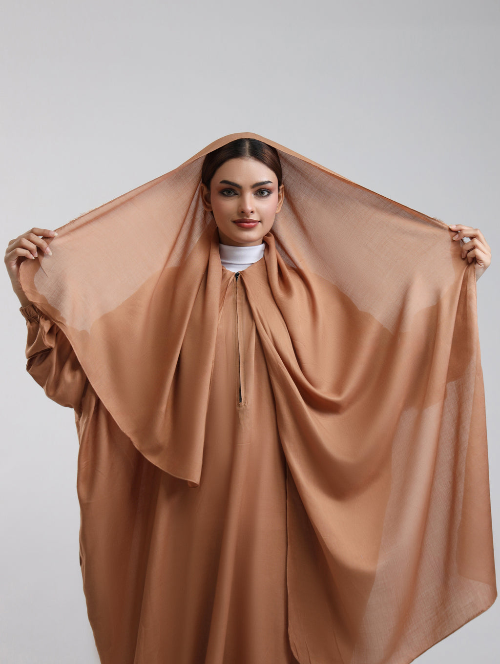 Instant Breathable Namaz Abaya - Beige
