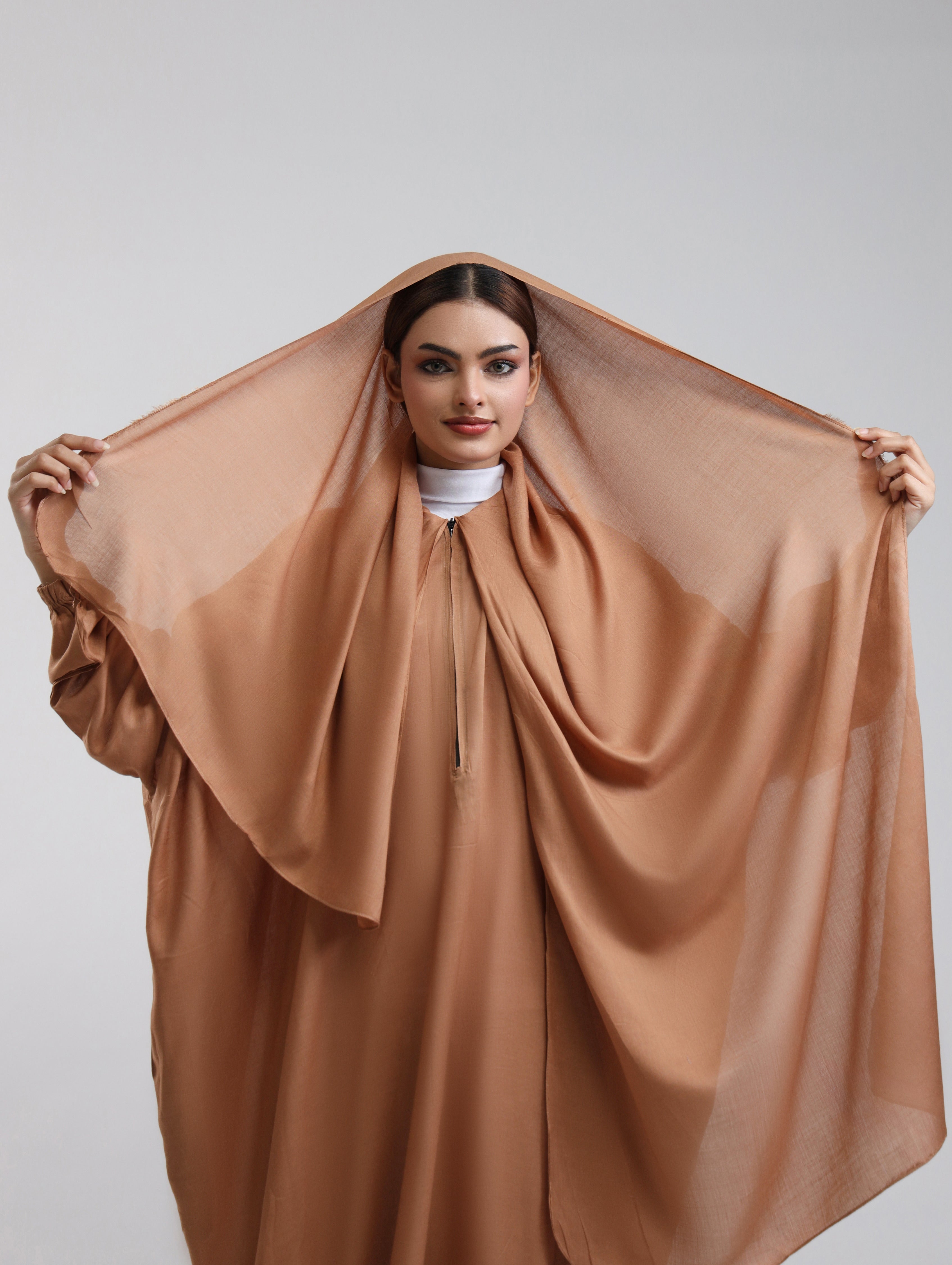 Instant Breathable Namaz Abaya - Beige